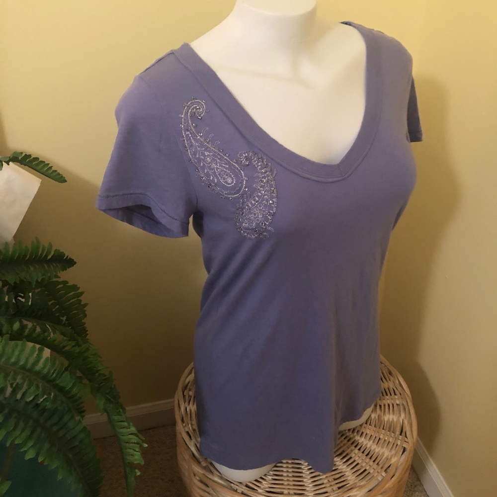 Love 21, cap sleeve, V neck, women’s size M